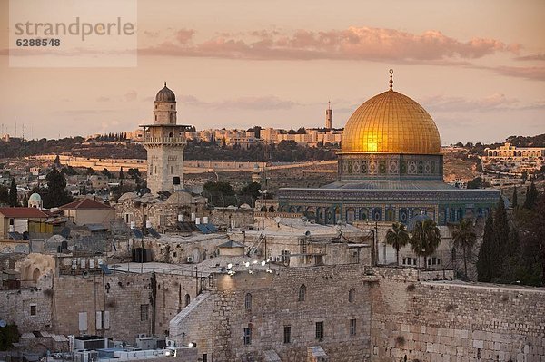 Jerusalem  Hauptstadt  Kuppel  Felsbrocken  Naher Osten  Kuppelgewölbe  Israel