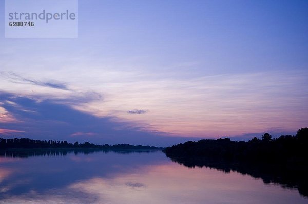 nahe  Europa  Sonnenuntergang  Fluss  Donau  Ungarn