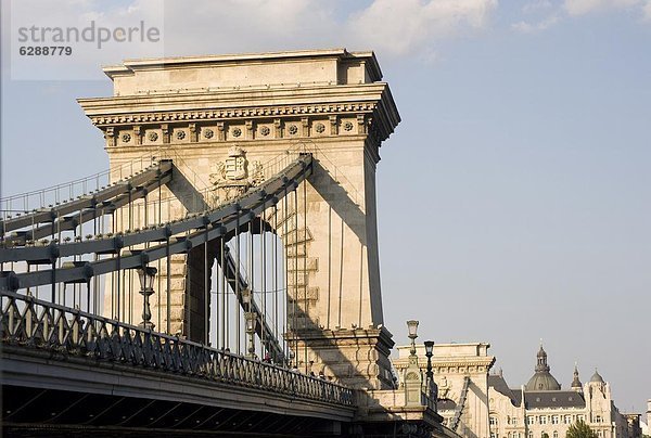 Budapest  Hauptstadt  hoch  oben  nahe  Europa  Brücke  Ungarn