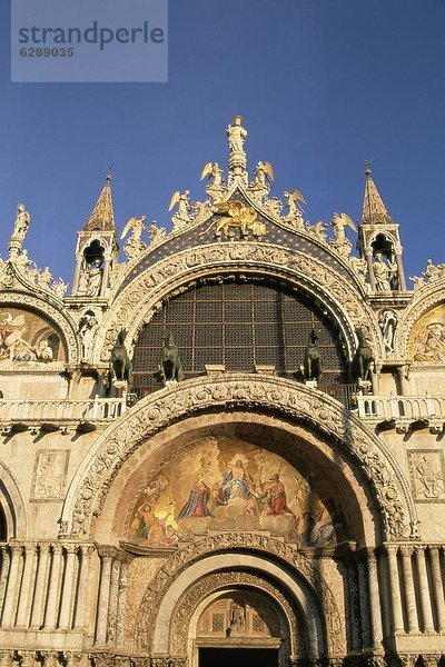 Detail  Details  Ausschnitt  Ausschnitte  Europa  Architektur  UNESCO-Welterbe  Venetien  Basilika  Italien  Venedig