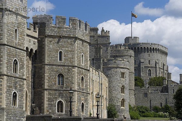 Windsor Castle in Windsor  Berkshire  England  Vereinigtes Königreich  Europa
