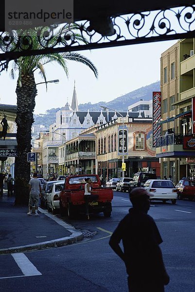 Südliches Afrika Südafrika Stilleben still stills Stillleben Gebäude Straße lang langes langer lange Größe Afrika Kapstadt