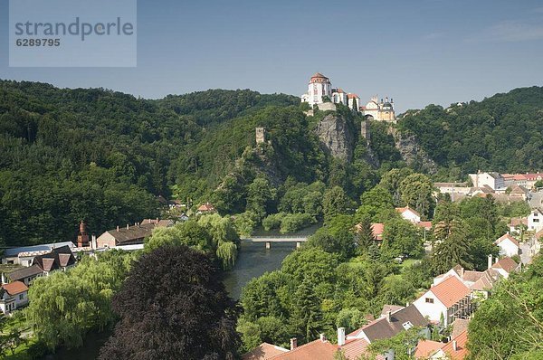 Europa  Stadt  Fluss  Tschechische Republik  Tschechien