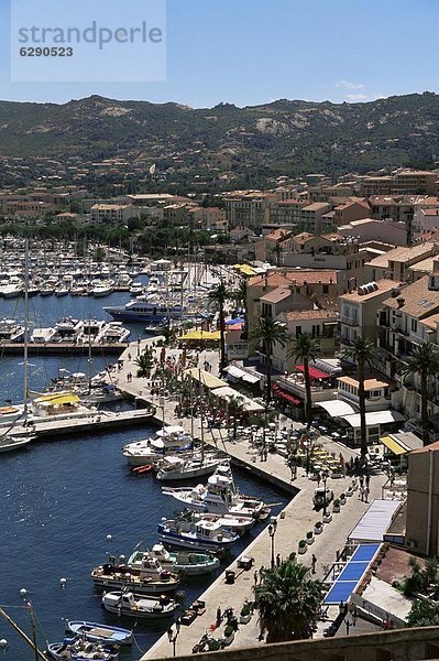 Frankreich Europa Ufer Calvi Korsika