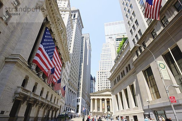 Vereinigte Staaten von Amerika  USA  New York City  Nordamerika  Manhattan  Wall Street