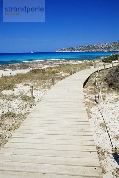 Europa Strand Balearen Balearische Inseln Formentera Spanien
