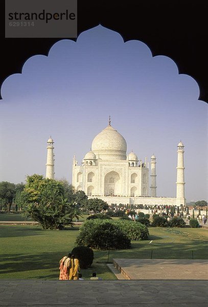 verziert  Torbogen  UNESCO-Welterbe  Agra  Asien  Indien