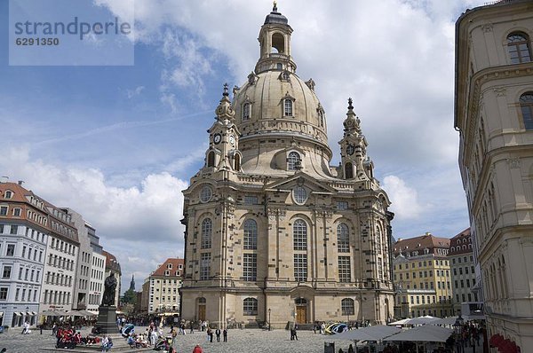 Frauenkirche (Liebfrauenkirche)  Dresden  Sachsen  Deutschland  Europa