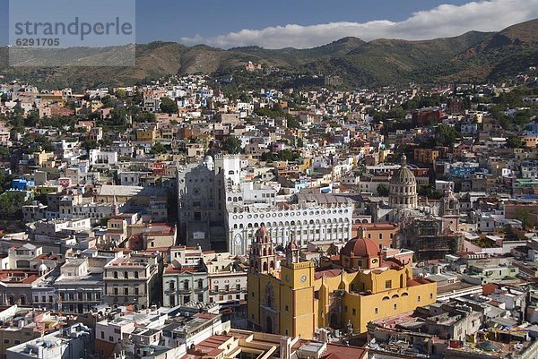 Großstadt  Monument  Nordamerika  Mexiko  Draufsicht  UNESCO-Welterbe  Guanajuato