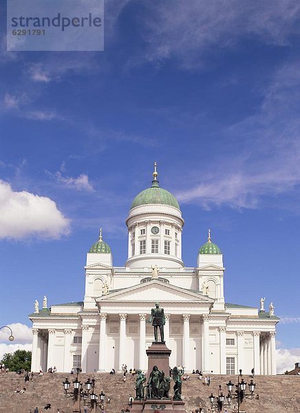 Helsinki  Hauptstadt  Europa  Außenaufnahme  Kathedrale  Christ  Finnland  Skandinavien