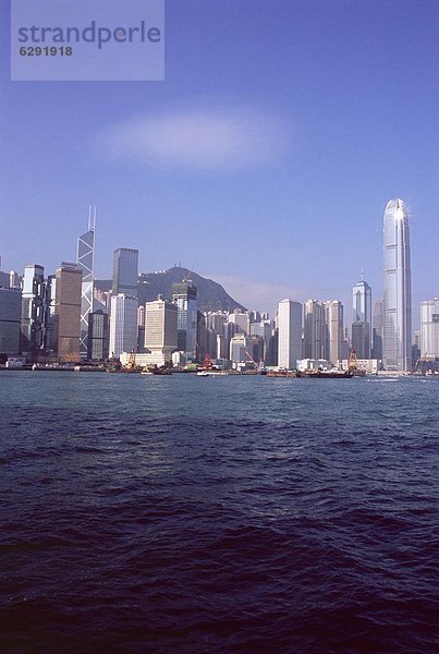 Skyline  Skylines  Hafen  Insel  China  Asien  Hongkong