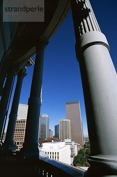 Skyline  Skylines  Nordamerika  Ansicht  Colorado  Denver  Innenstadt