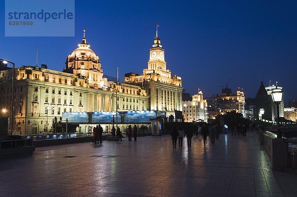 beleuchtet  Lifestyle  Gebäude  Geschichte  China  Asien  Shanghai