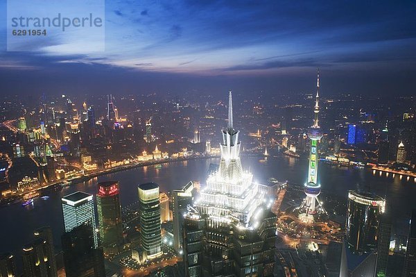 Skyline  Skylines  China  Asien  Perle  Pudong  Shanghai