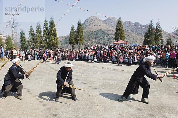 Mann  4  Mondschein  Festival  Seelöwe  China  Asien  neu  spielen  Jahr