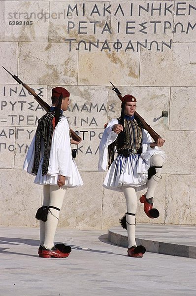 Athen  Hauptstadt  Europa  Parlamentsgebäude  Griechenland