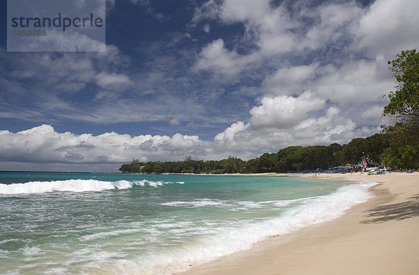 Landstraße  Strand  Meer  Sand  Karibik  Westindische Inseln  Barbados  Mittelamerika  Ansicht  Bucht  Westküste  Windward Islands