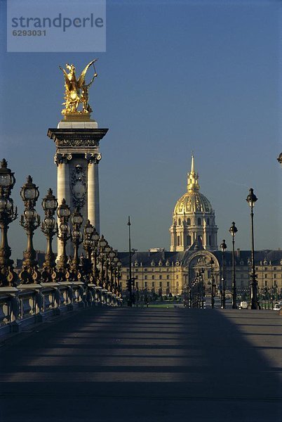 Paris Hauptstadt Frankreich Europa Ehrfurcht Brücke Ansicht