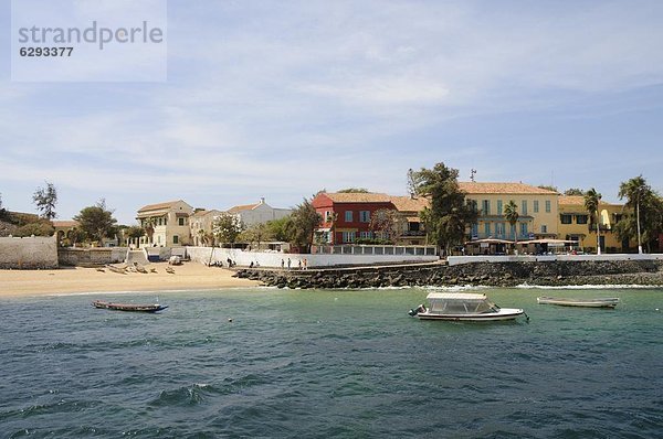 Goree Island bekannt für seine Rolle in der Sklaverei  in der Nähe von Dakar  Senegal  Westafrika  Afrika