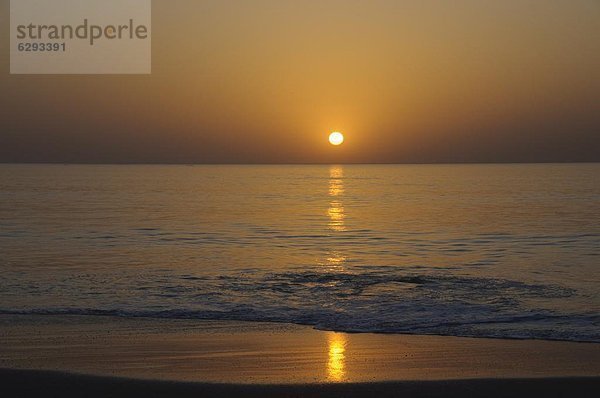 Westafrika  Sonnenuntergang  Afrika  Senegal