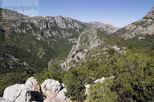 Frankreich  Europa  Provence - Alpes-Cote d Azur  Grand Canyon du Verdon  Verdonschlucht