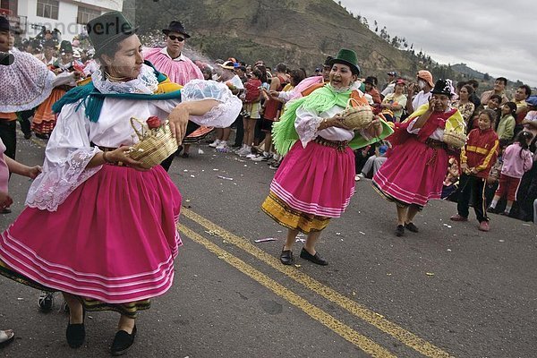 Tradition  Tänzer  Kleidung  Karneval  1  Ecuador  Südamerika