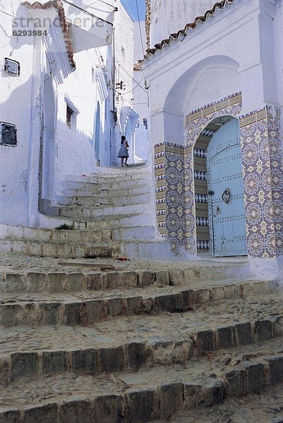 Stufe Gebäude Afrika Marokko