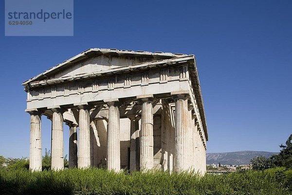 Der Tempel des Hephaistos  Athen  Griechenland  Europa