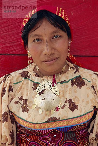 Portrait  Frau  Indianer  Mittelamerika  Panama