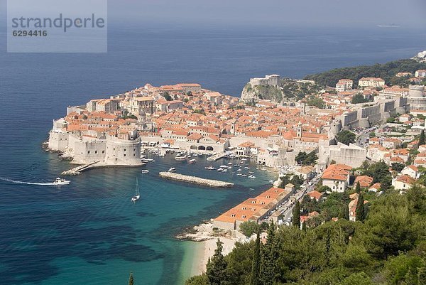 Europa  Hügel  Süden  UNESCO-Welterbe  Kroatien  Dubrovnik