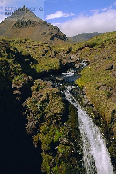 Wasserfall  Arnarstapi  Island