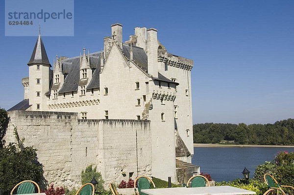 Frankreich Europa Fluss Palast Schloß Schlösser Pays de la Loire