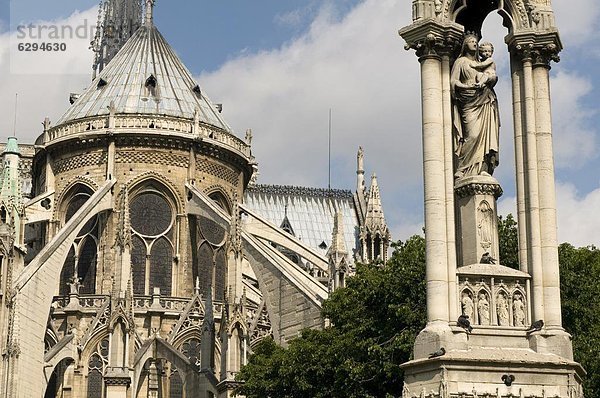 Kirche Notre-Dame  Paris  Frankreich