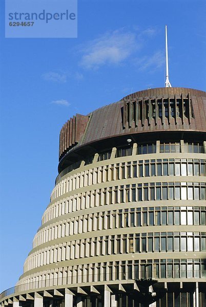 Parlamentsgebäude  Wellington  Hauptstadt  neuseeländische Nordinsel  Neuseeland