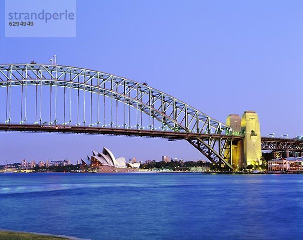 Hafen Wohnhaus Brücke Australien New South Wales Oper Sydney