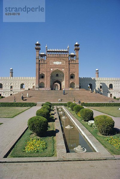 Eingang  Badshahi Moschee  Lahore  Pakistan