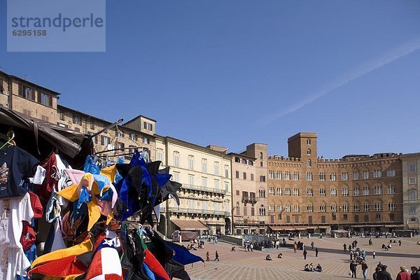 Europa  UNESCO-Welterbe  Italien  Piazza del Campo  Siena  Toskana