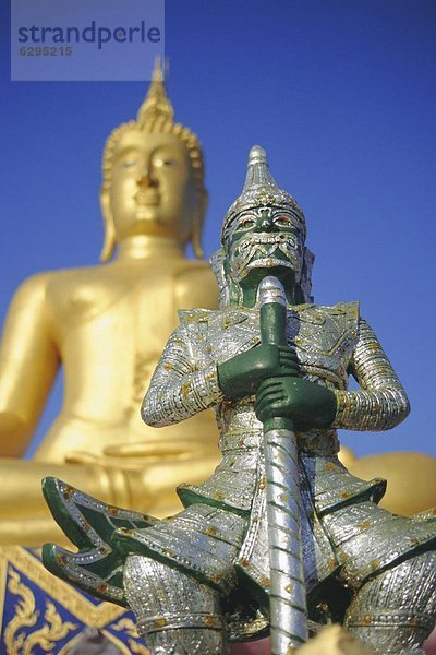 Statue  Asien  Buddha  Wachmann  Koh Samui  Thailand