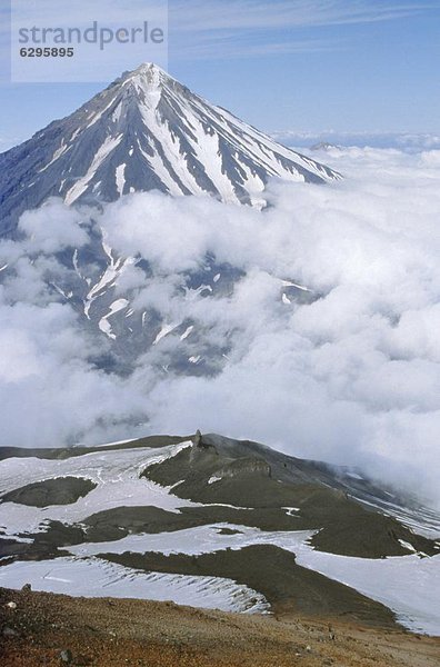 kegelförmig  Kegel  Vulkan  Russland