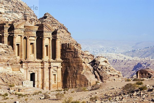 Das Kloster (El Deir)  Petra  UNESCO World Heritage Site  Jordanien  Naher Osten