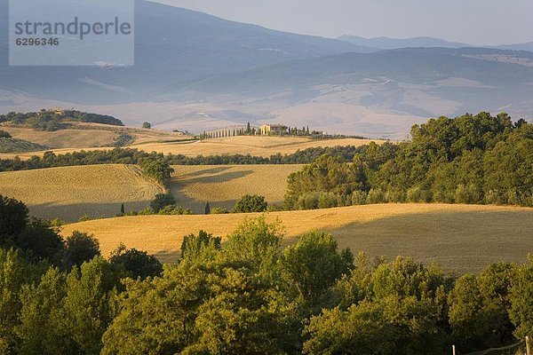 Val d ' Orcia  Toskana  Italien  Europa