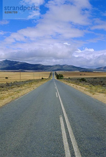 Straight road  Little Karoo  South Affrica