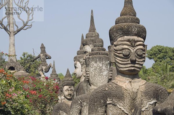 Buddha Park  Xieng Khuan  Vientiane  Laos  Indochina  Südostasien  Asien