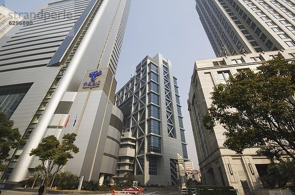 Gebäude  Hochhaus  umgeben  Zimmer  ersetzen  China  Asien  neu  Pudong  Shanghai