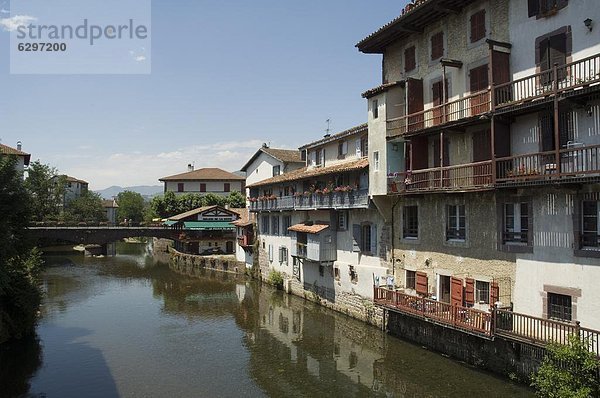 Hafen Frankreich Europa Heiligtum Jeans Aquitanien Baskenland