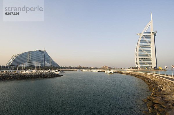 Jumeirah Beach Hotel und Hotel Burj Al Arab  Dubai  Vereinigte Arabische Emirate  Naher Osten