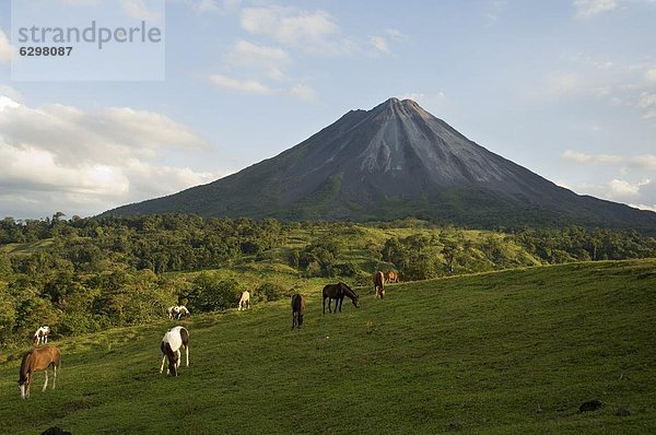 Vulkan Seitenansicht Costa Rica