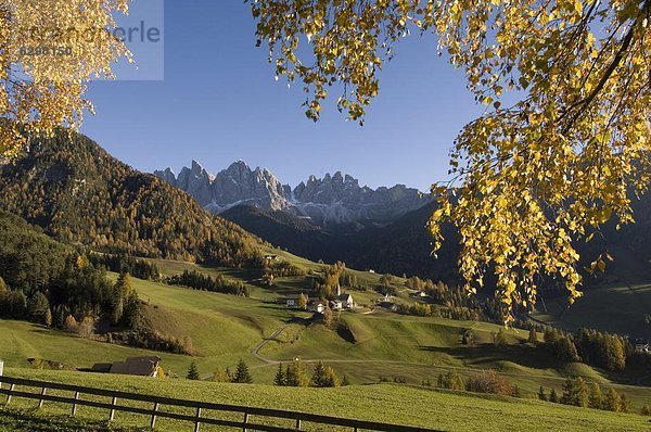 Europa  Dolomiten  Trentino Südtirol  Italien  val di funes