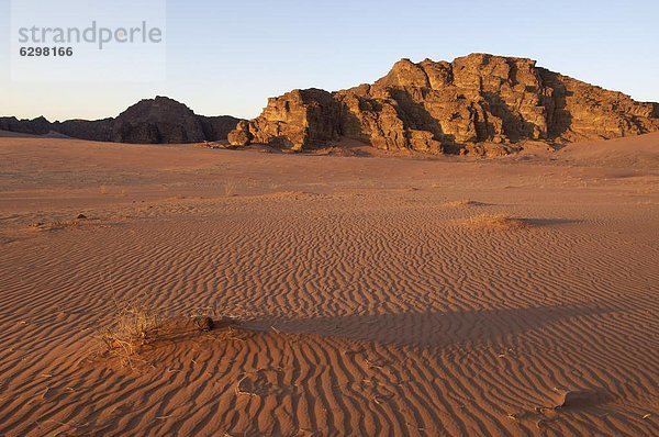 Wüste  Wadi Rum  Jordanien  Naher Osten