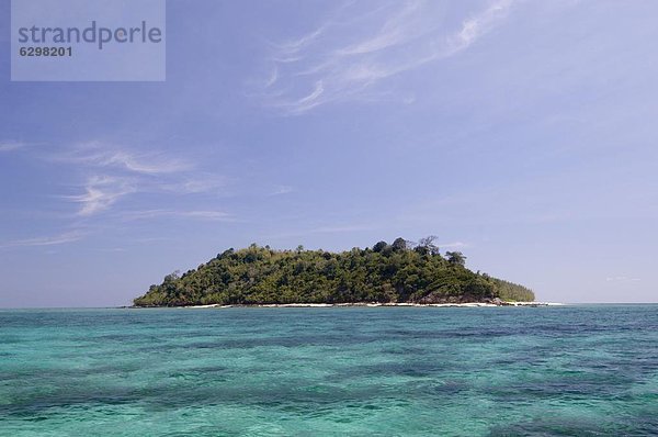 Bamboo Island in der Nähe von Phi Phi Don Island  Thailand  Südostasien  Asien